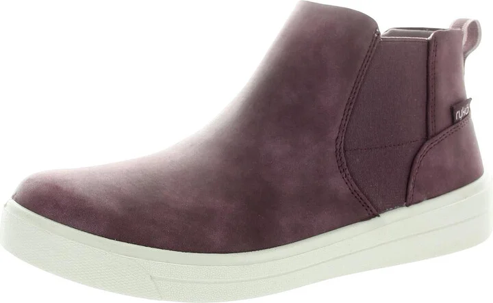 Viv Boot Womens Water Repellent Faux Leather Ankle Boots