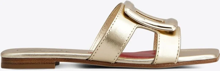 Viv' by The Sea Metallic Leather Mules