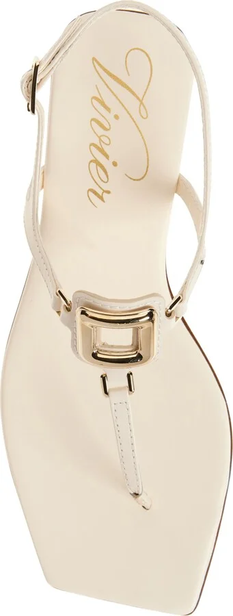 Viv by the Sea Metallic T-Strap Sandal - Image 11