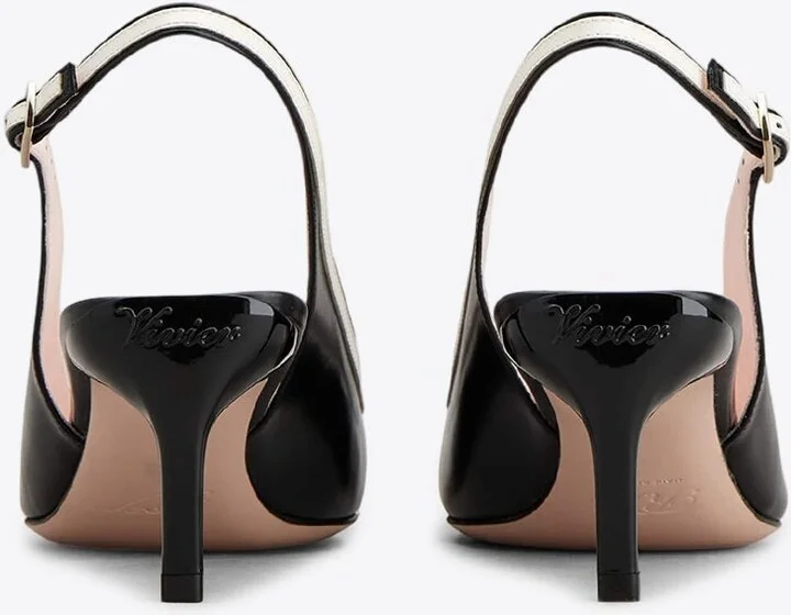 Viv' Canard 55 Two-Tone Slingback Pumps - Image 3