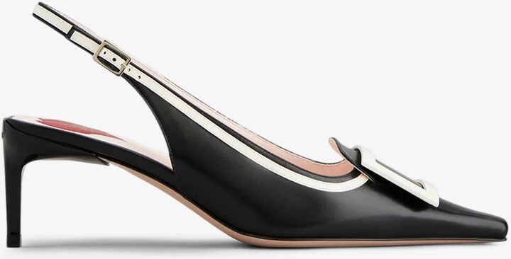 Viv' Canard 55 Two-Tone Slingback Pumps