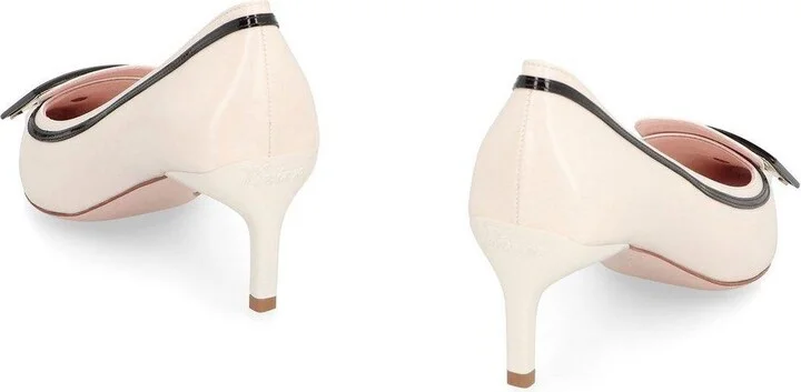 Viv Canard Leather Pumps - Image 3