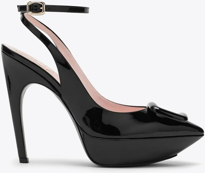Viv' Choc 125 Platform Pumps in Patent Leather