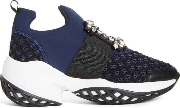 Viv Crystal Buckle Slip-On Sneaker - Image 3