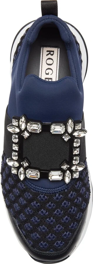 Viv Crystal Buckle Slip-On Sneaker - Image 5