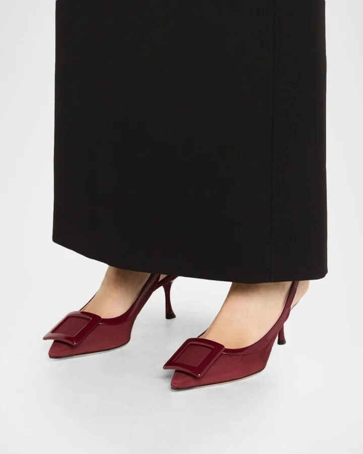 Viv in the City Grosgrain Slingback Pumps - Image 4