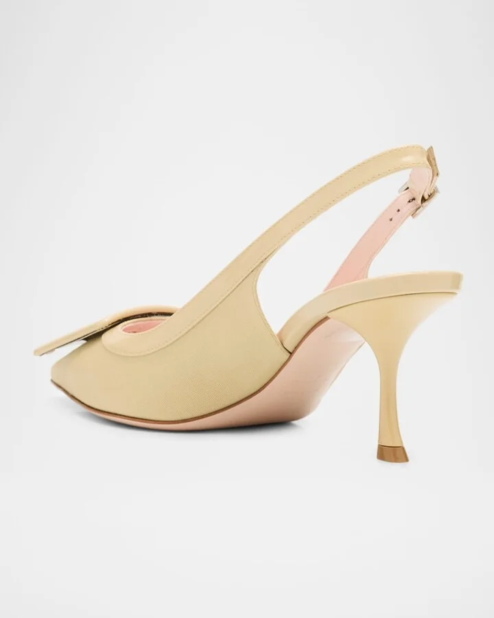 Viv in the City Grosgrain Slingback Pumps - Image 7