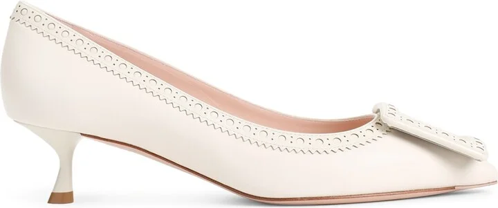Viv In The City Perforated 45 Decollete Pumps - Image 2