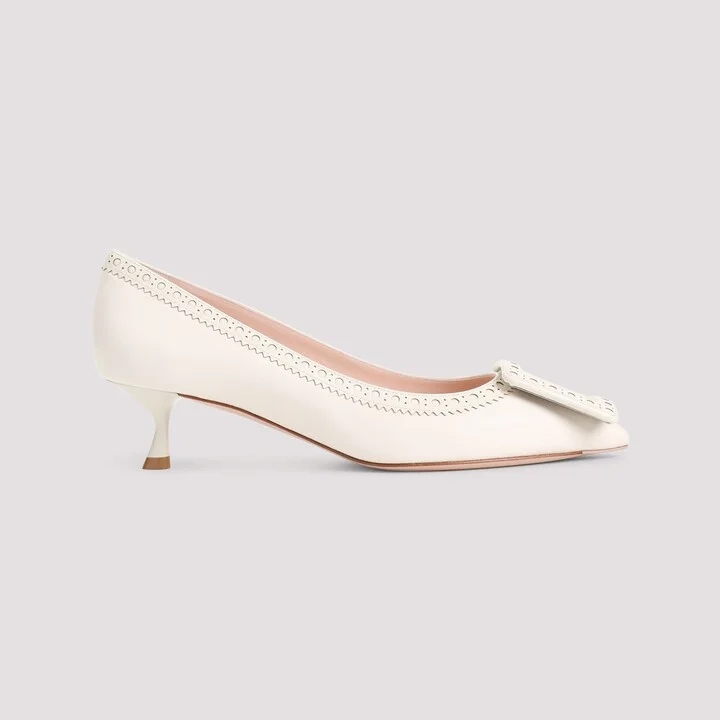 Viv In The City Perforated 45 Decollete Pumps - Image 3