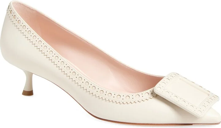 Viv in the City Pointed Toe Kitten Heel Pump