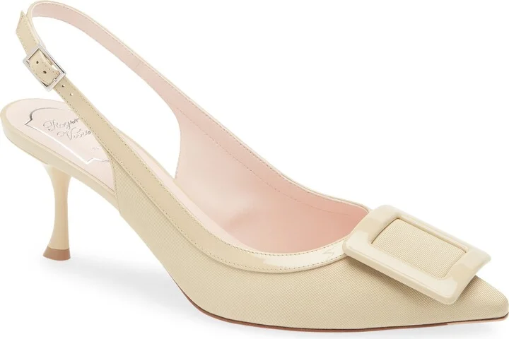Viv in the City Pointed Toe Slingback Pump