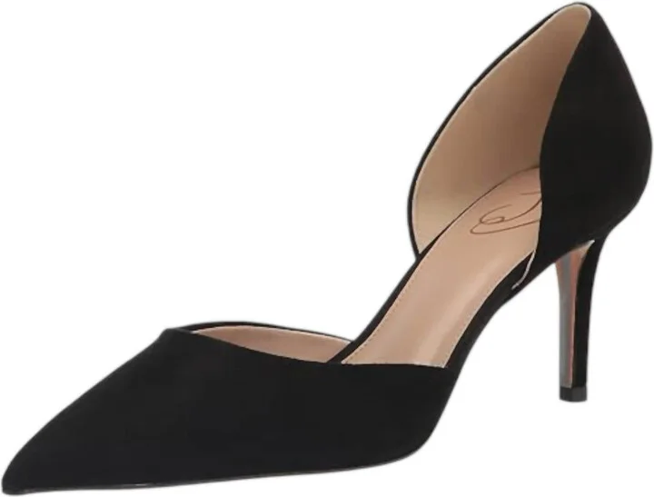 Viv Pointed Toe Pump In Black