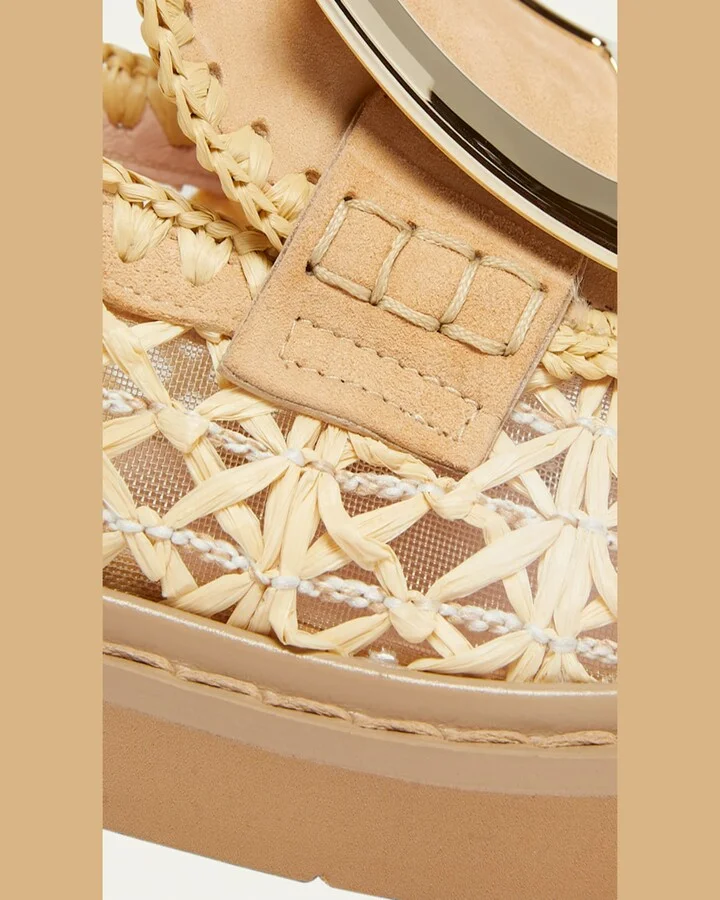 Viv Rangers Braided Raffia Loafers - Image 2