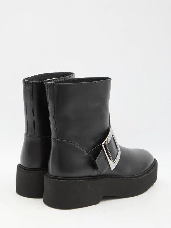 Viv Rangers High Biker Booties - Image 3