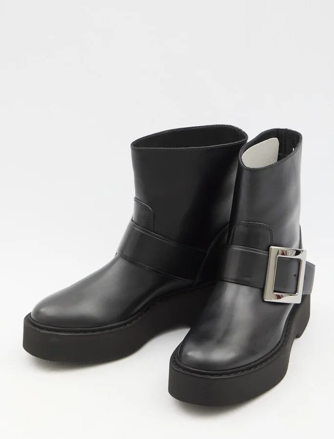 Viv Rangers High Biker Booties - Image 5