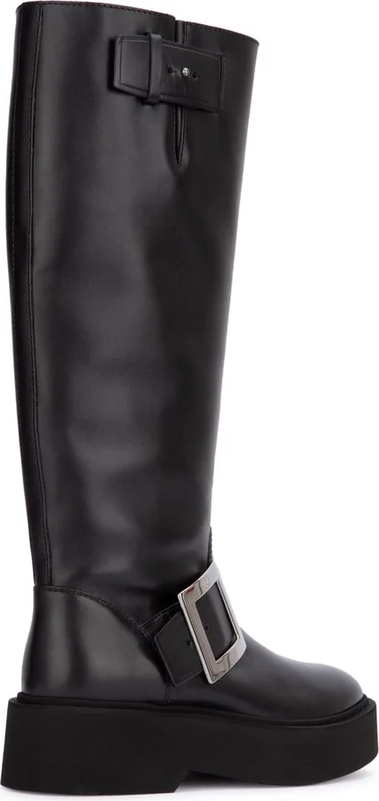 Viv Rangers High Metal Bikers Boots - Image 3