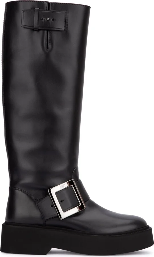 Viv Rangers High Metal Bikers Boots