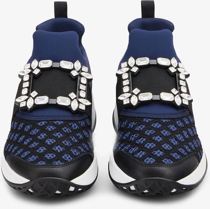 Viv' Run Crystal Buckle Sneakers - Image 2
