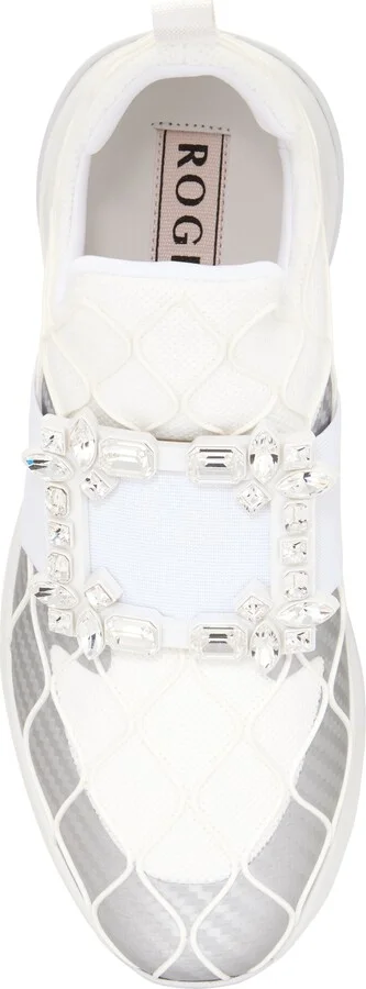 Viv Run Crystal Embellished Buckle Sneaker - Image 5