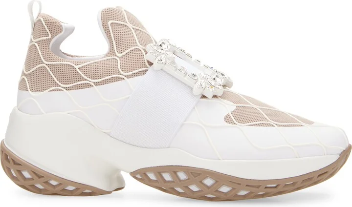 Viv Run Crystal Embellished Buckle Sneaker - Image 8