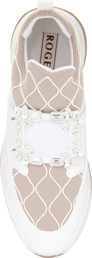 Viv Run Crystal Embellished Buckle Sneaker - Image 10