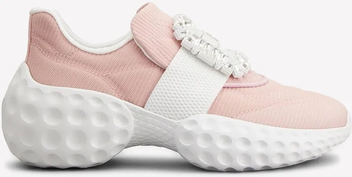 Viv' Run Light Low-Top Sneakers with Strass Buckle