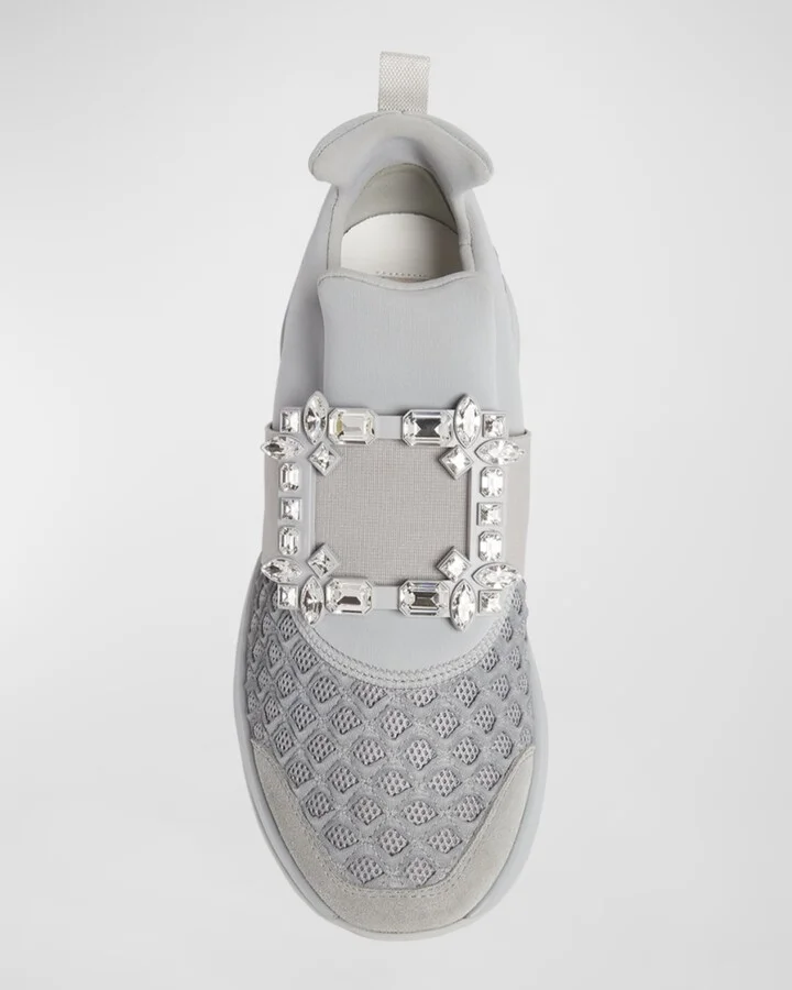Viv Run Strass Buckle Runner Sneakers - Image 10