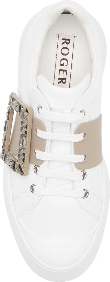 Viv Skate Crystal Embellished Platform Sneaker - Image 5