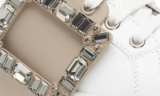 Viv Skate Crystal Embellished Platform Sneaker - Image 7
