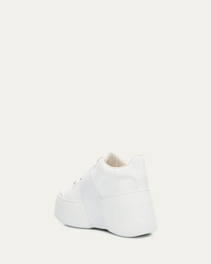 Viv Skate Leather Buckle Sneakers - Image 3
