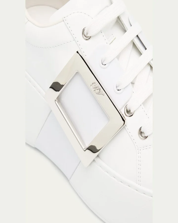 Viv Skate Leather Buckle Sneakers - Image 5