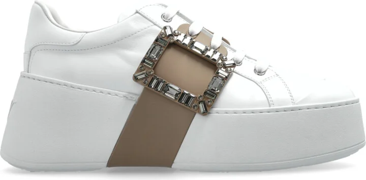 `Viv` Skate` Platform Sneakers, , - White