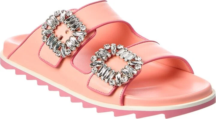 Viv Strass Buckle Slide
