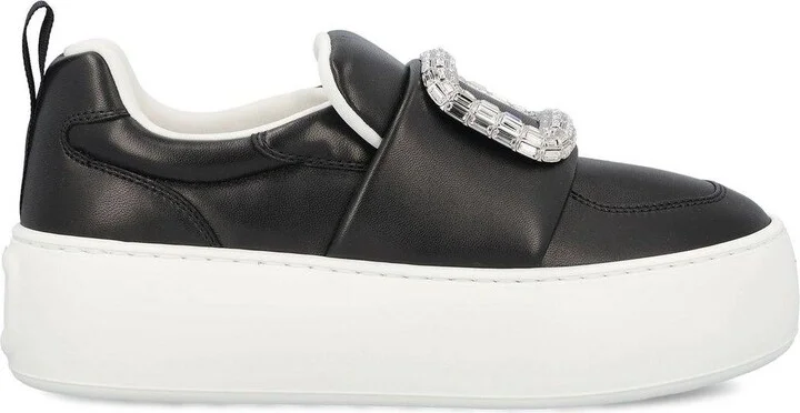 Viv' Up Embellished Buckle Sneakers