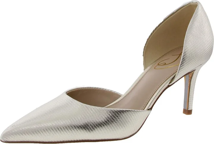 Viv Womens Padded Insole D'Orsay Pumps