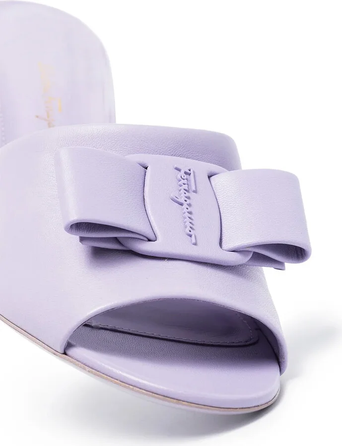 Viva Bow 55mm leather sandals - Image 2