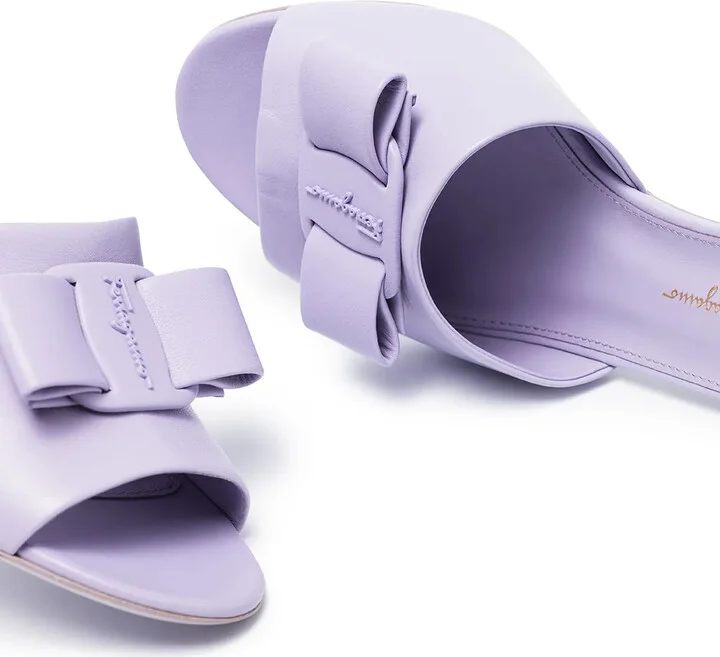 Viva Bow 55mm leather sandals - Image 4