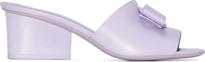 Viva Bow 55mm leather sandals