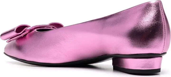 Viva bow-detail ballerina shoes - Image 3
