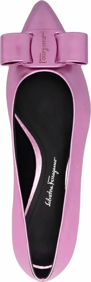 Viva bow-detail ballerina shoes - Image 4