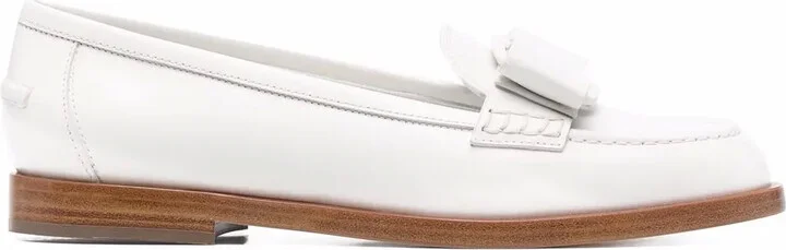 Viva bow-embellished loafers