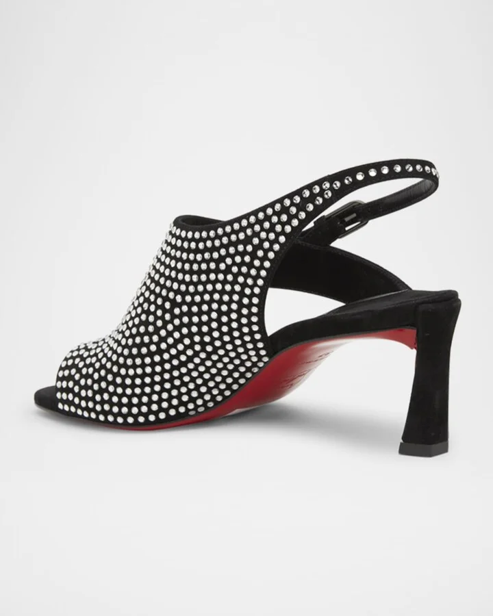 Viva Condora Asymmetrical Red Sole Sandals - Image 4