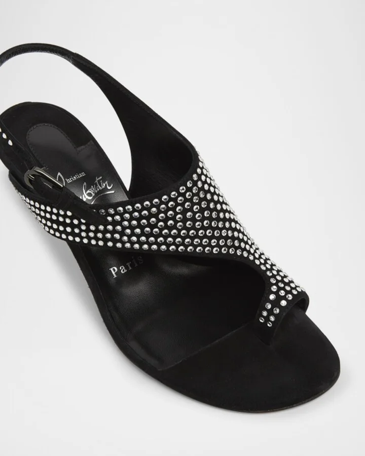 Viva Condora Asymmetrical Red Sole Sandals - Image 5