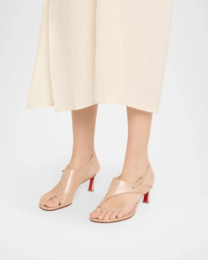 Viva Condora Asymmetrical Red Sole Sandals - Image 6
