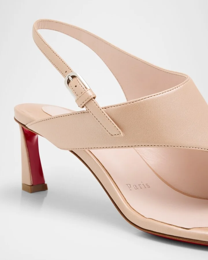 Viva Condora Asymmetrical Red Sole Sandals - Image 10