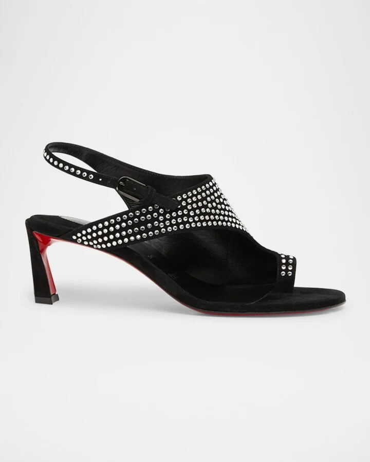Viva Condora Asymmetrical Red Sole Sandals