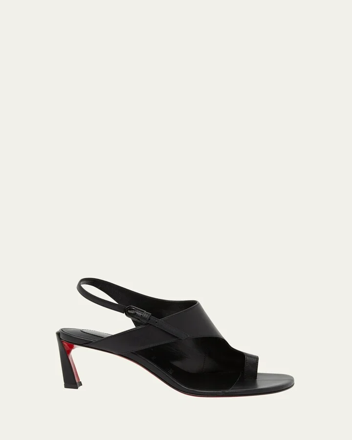Viva Condora Asymmetrical Red Sole Sandals
