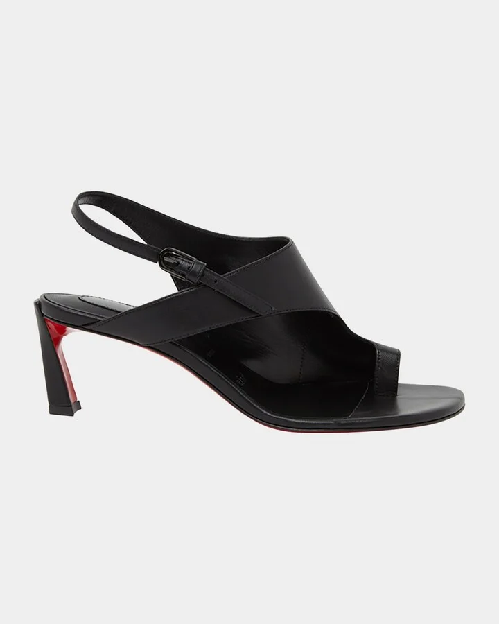 Viva Condora Asymmetrical Red Sole Sandals