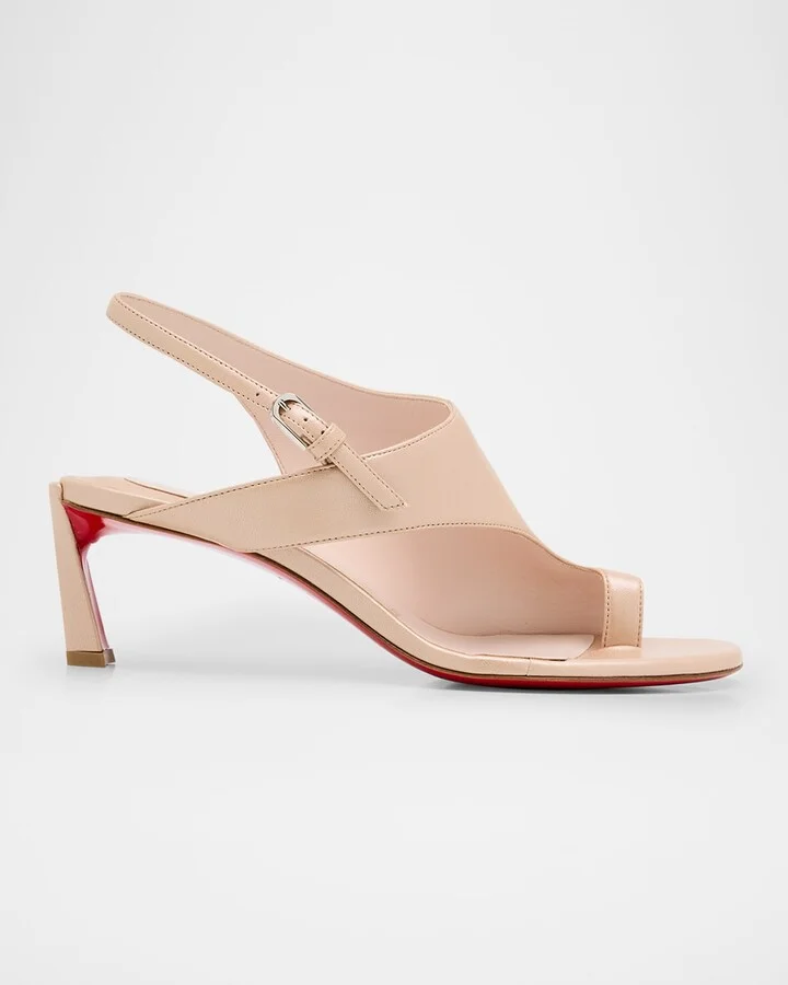 Viva Condora Asymmetrical Red Sole Sandals