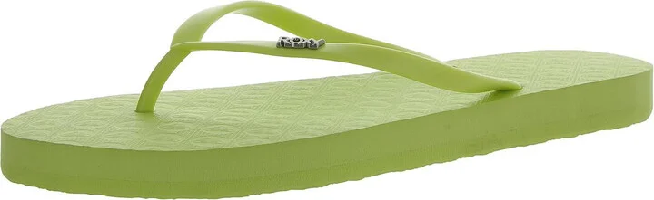 Viva Hi Womens Cushioned Footbed Slip-On Flip-Flops
